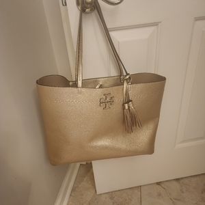 Tory Burch Metalic Gold tote